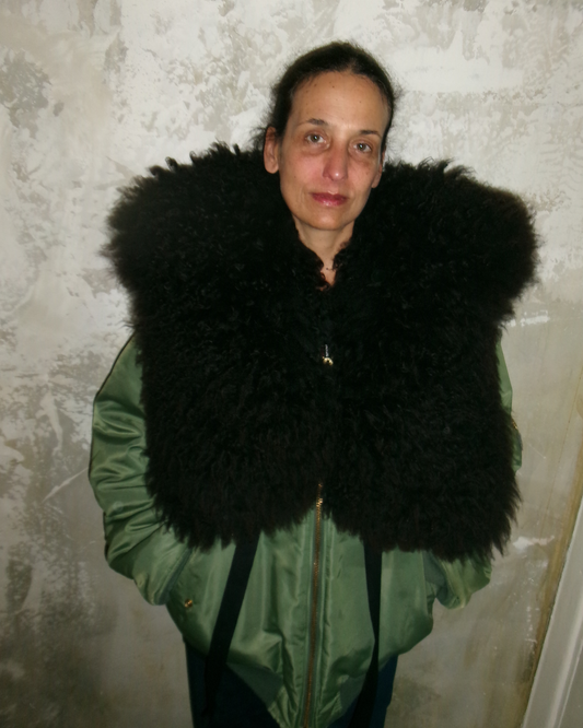 Sheepskin collar v13