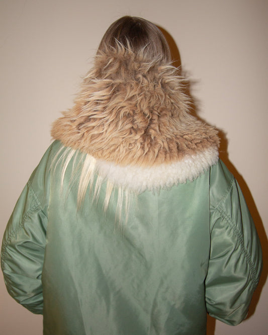 Sheepskin collar v17