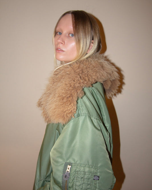 Sheepskin collar v18