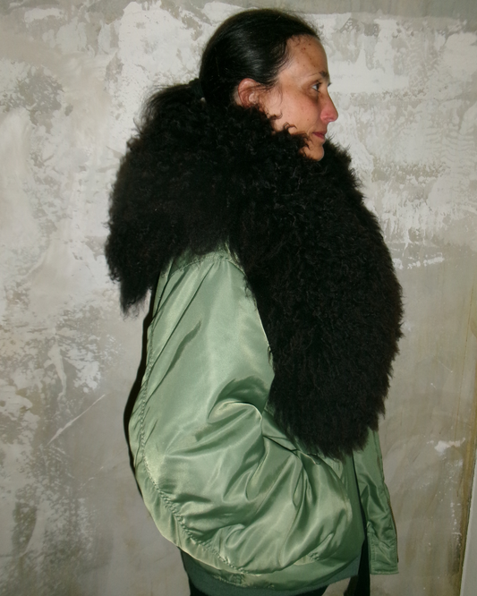 Sheepskin collar v13