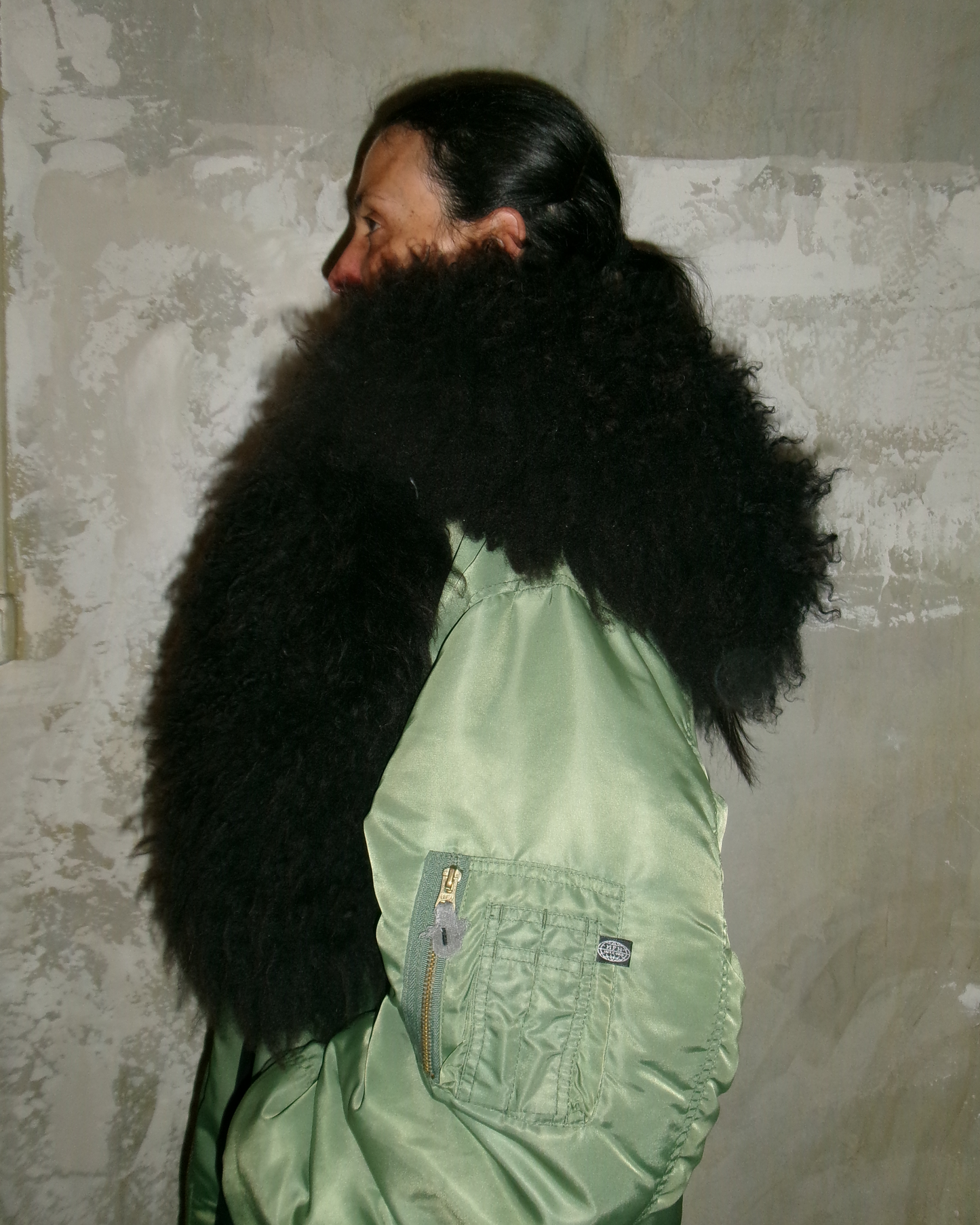 Sheepskin collar v13