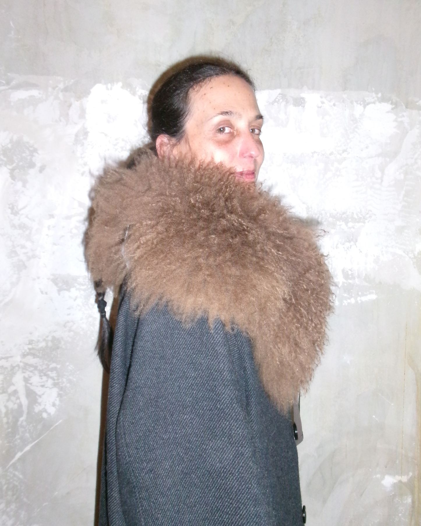 Sheepskin collar v14