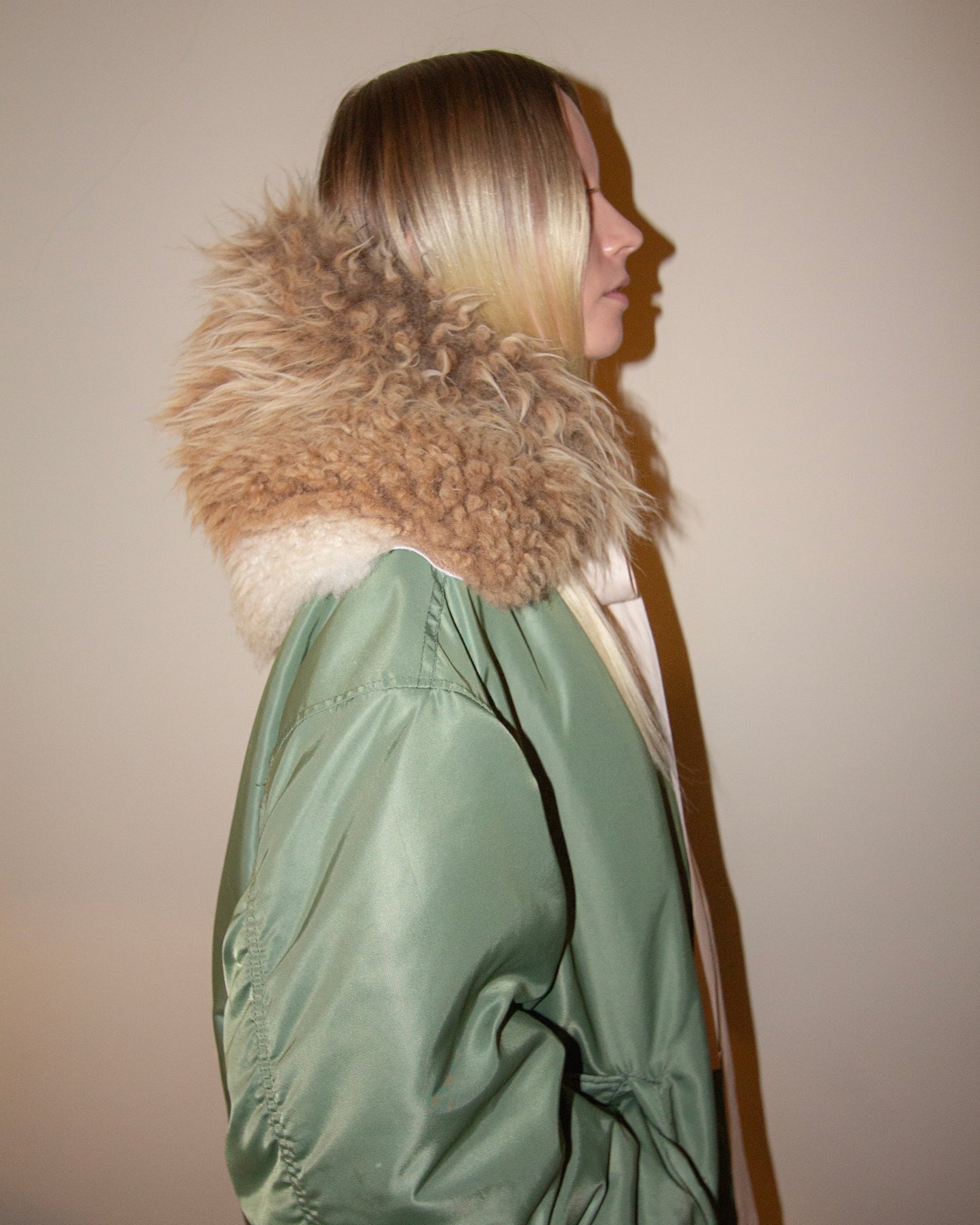 Sheepskin collar v17
