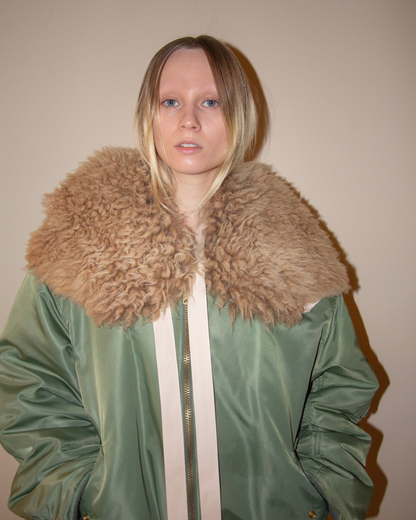 Sheepskin collar v18