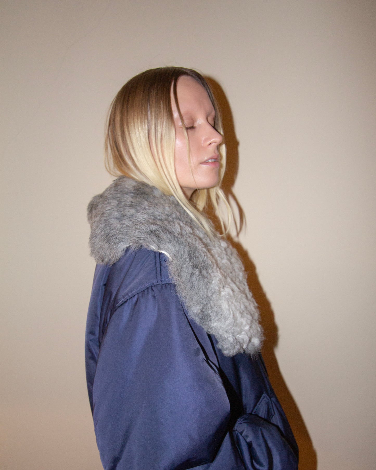 Sheepskin collar v24