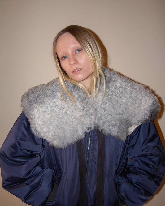 Sheepskin collar v24