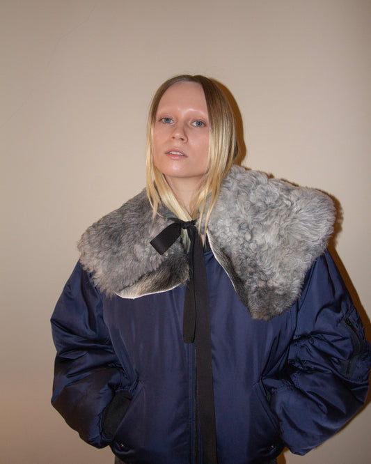 Sheepskin collar v25