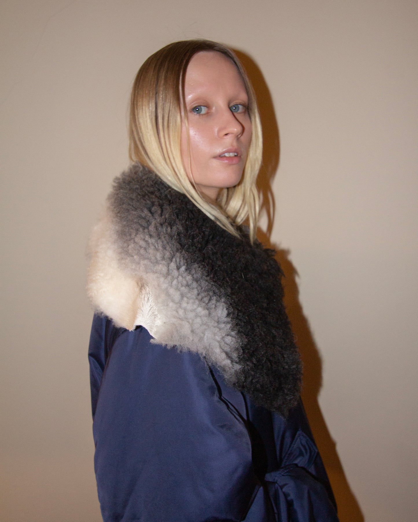Sheepskin collar v26