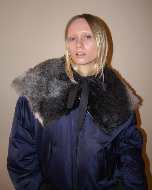 Sheepskin collar v28