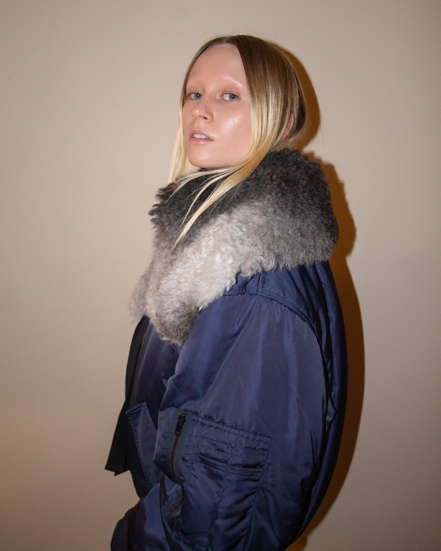 Sheepskin collar v29