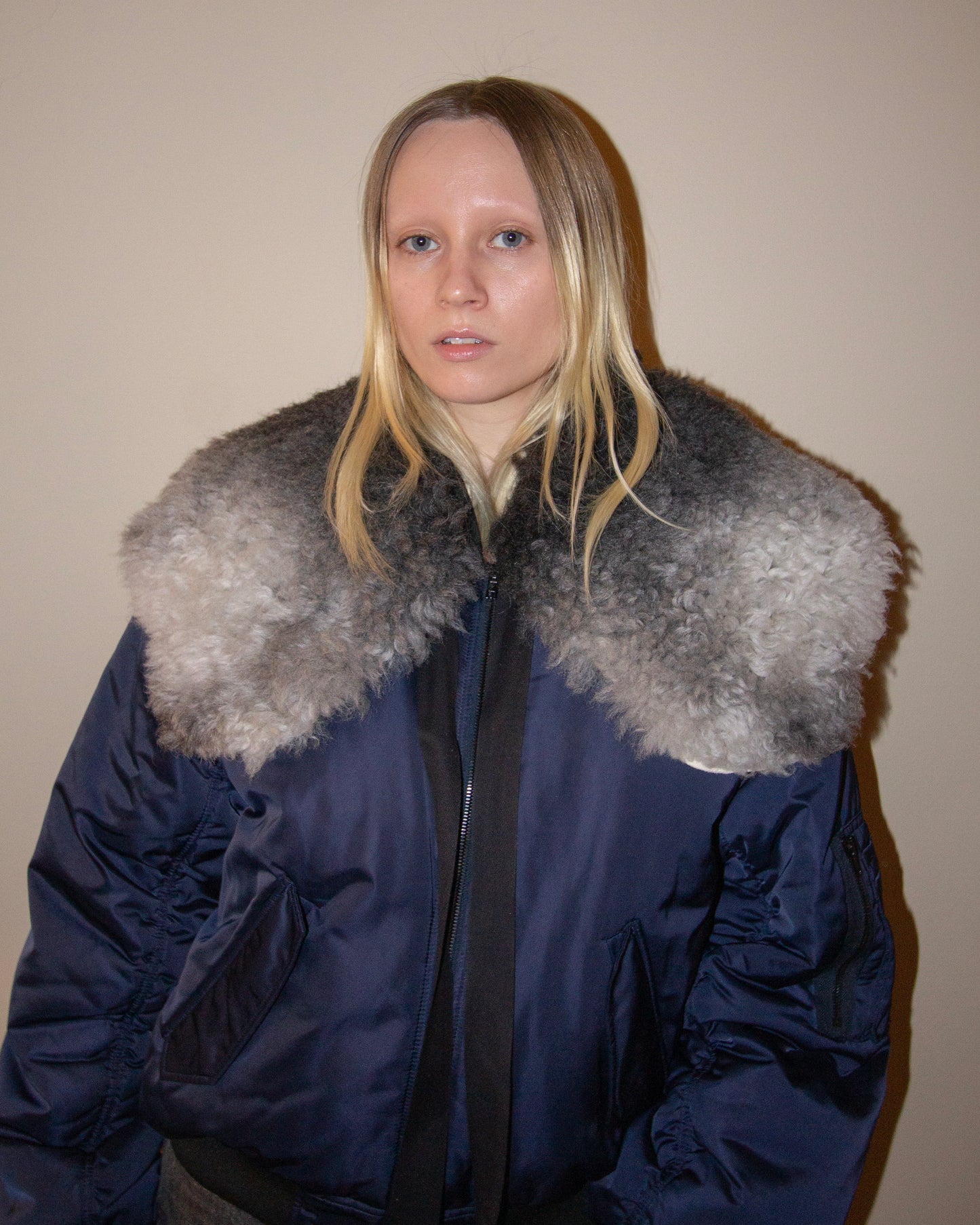 Sheepskin collar v29